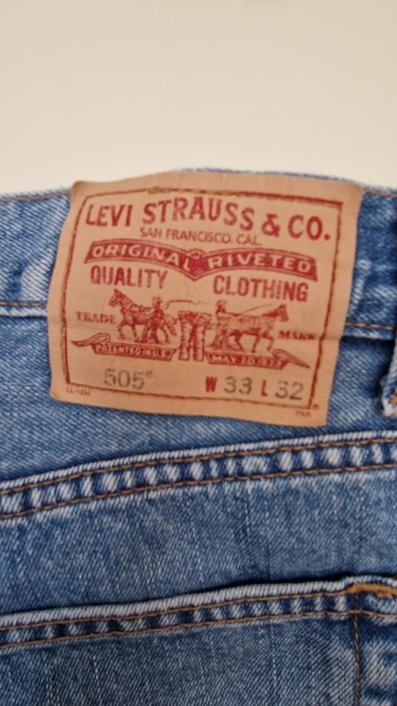 Levi's spijkerbroek, mannen W33, Blauw, Ophalen of Verzenden, Zo goed als nieuw, W33 - W34 (confectie 48/50)