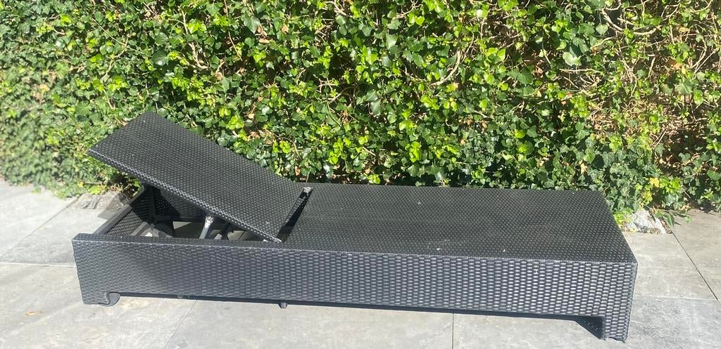 Ligbed van Bellagio, Ophalen, Zo goed als nieuw, Wicker, Verstelbaar