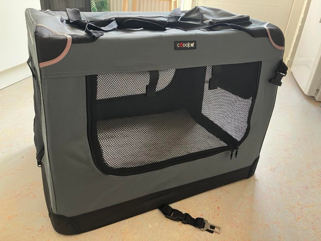 Hondenbench, reismand, reisbench 70x53x50, Dieren en Toebehoren, Hondenbenches, Gebruikt, Ophalen