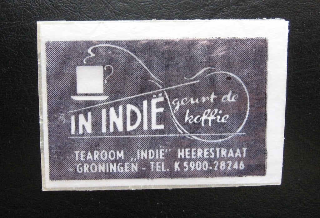 4798 Groningen - Tearoom Indie (transparant), Verzamelen, Suikerzakjes, Verzenden, Nederland