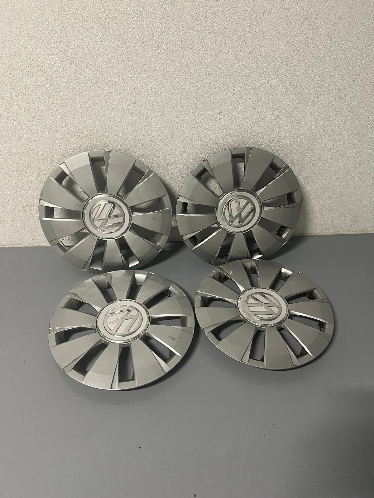 Volkswagen UP! Wieldoppen 14 inch, Auto diversen, Wieldoppen, Ophalen of Verzenden, Gebruikt
