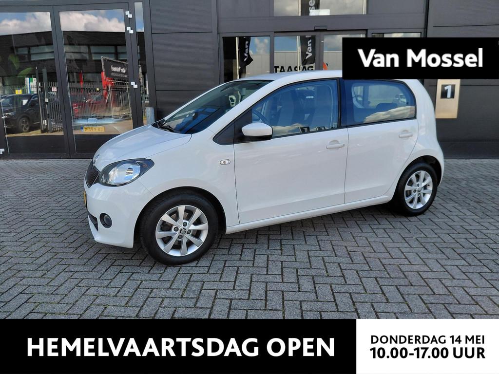 Skoda Citigo 1.0 Greentech Drive, Auto's, Skoda, Voorwielaandrijving, Stof, Gebruikt, Wit
