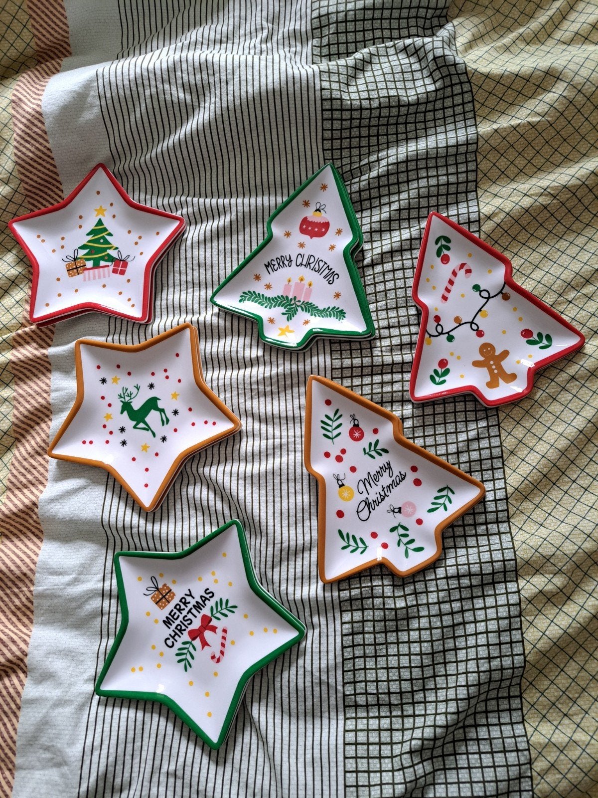 12 Kerst schaaltjes van de Poiesz, Ophalen, Overige materialen, Nieuw, Schaal of Schalen
