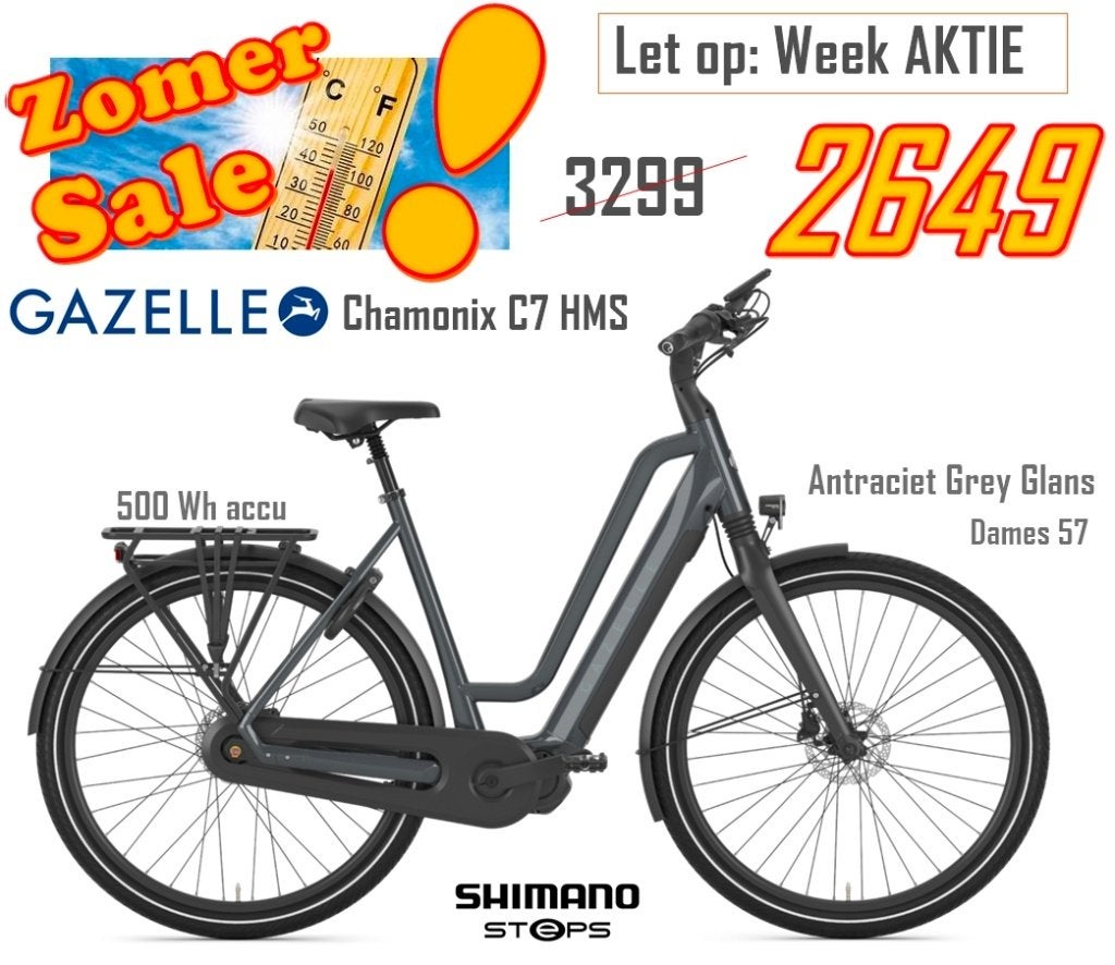 E-Bike ZOMERSALE: Gazelle & Qwic E-Bikes voor Aktieprijzen !, Ophalen, Nieuw, 51 tot 55 cm, 50 km per accu of meer