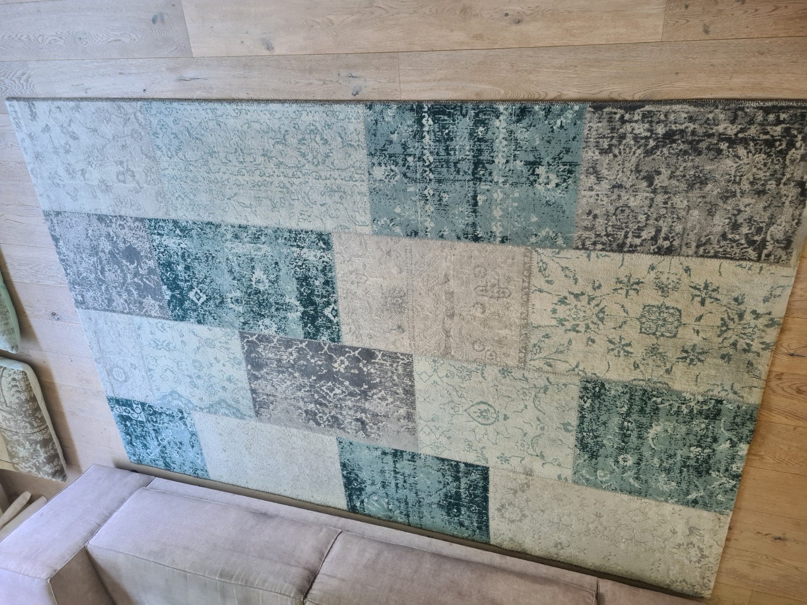 Vloerkleed Lifia Living Patchwork Vintage 160x230 cm, Huis en Inrichting, Ophalen, Gebruikt, 150 tot 200 cm, 200 cm of meer