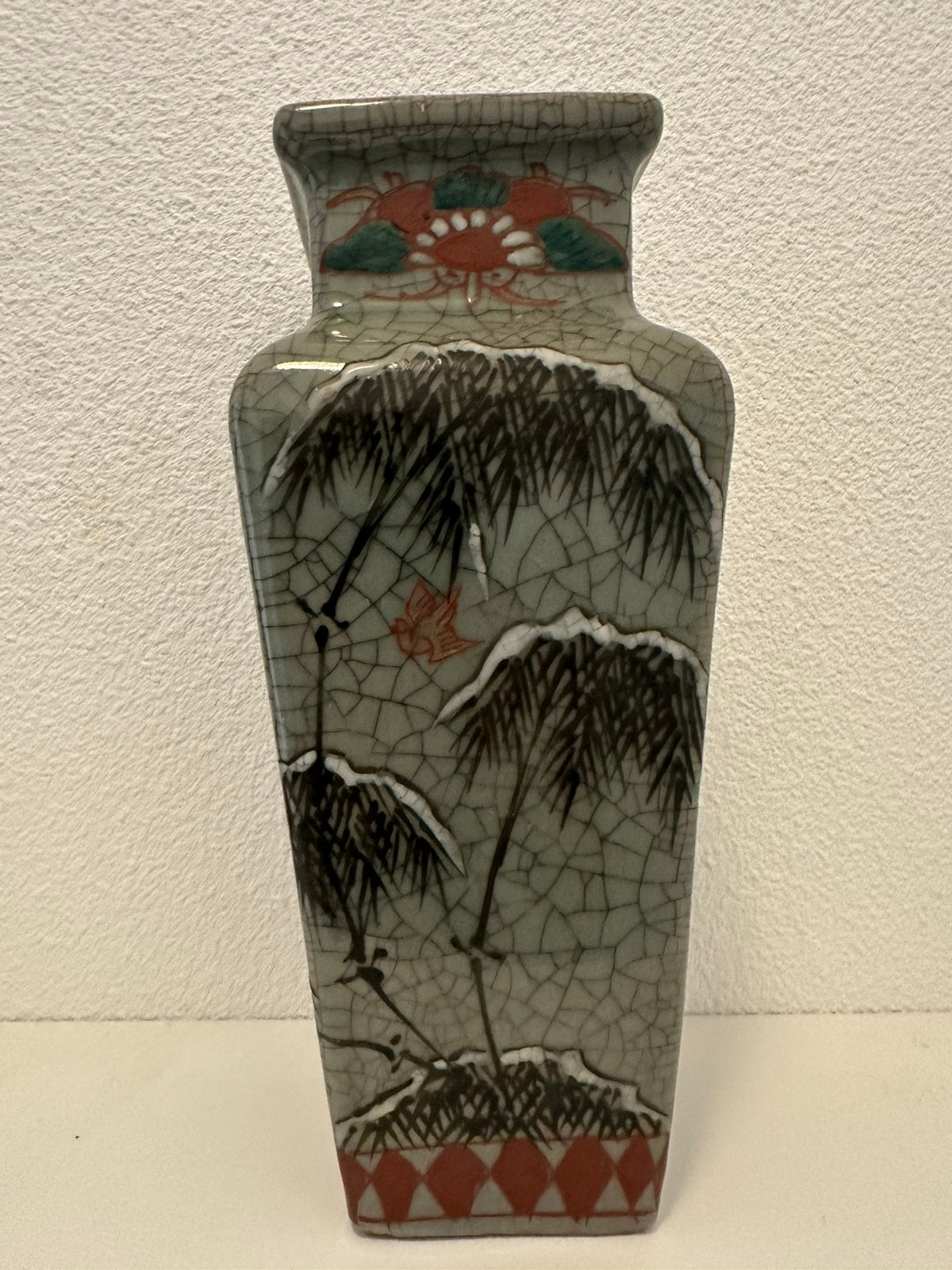 Antieke ChineseJapanse mooie  Vaas, Antiek en Kunst, Ophalen of Verzenden