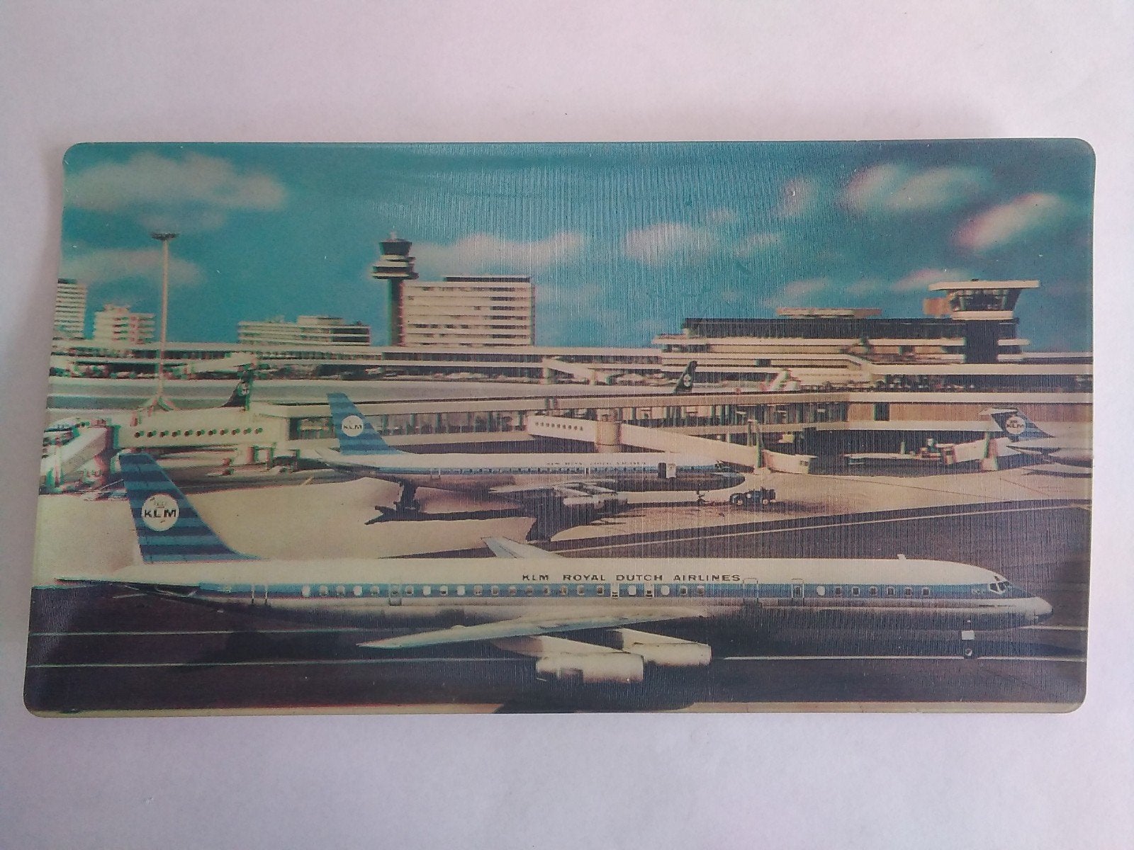 Ansichtkaart 3D-kaart KLM 1967, Verzenden, 1960 tot 1980, Voertuig