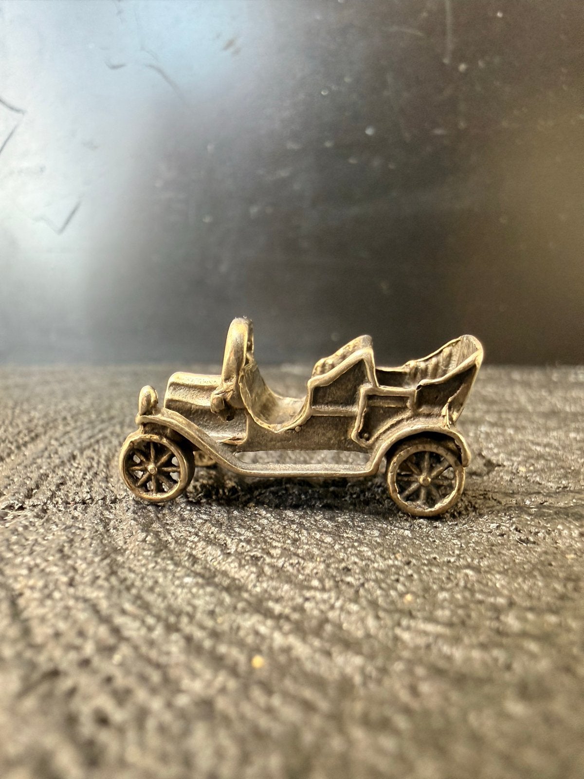 Vintage miniatuur auto van 800 zilver - Uniek verzamelobject, Verzenden, Zilver