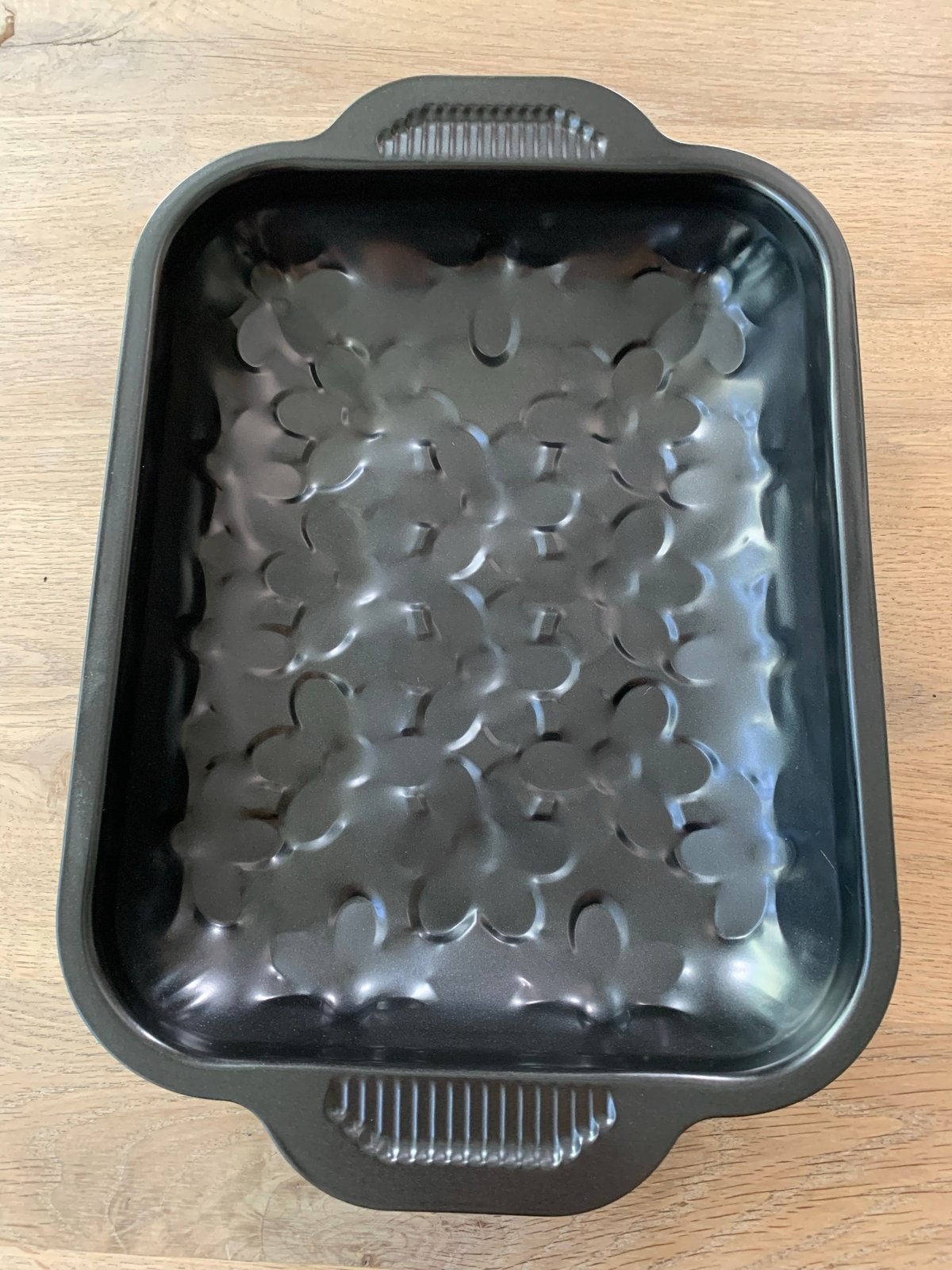Nieuw bakblik met bloemenpatroon, Overige typen, Nieuw, Ophalen of Verzenden, Zwart