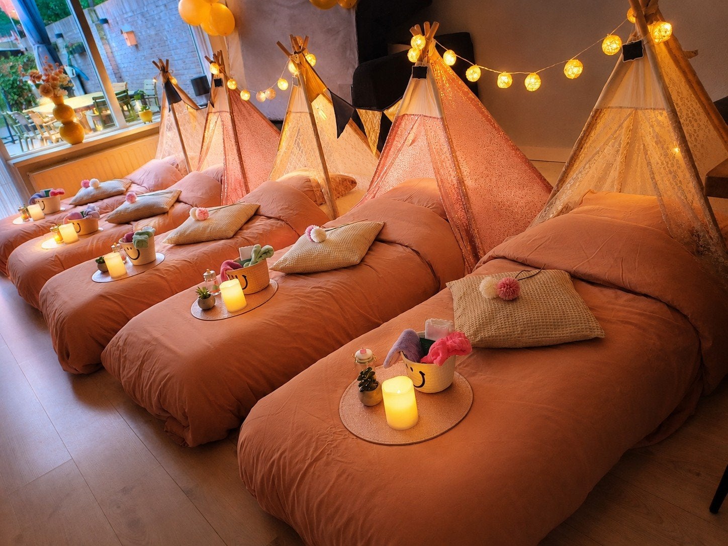 Tipi Dreamz Goirle slaapfeestje, tipitentjes, kinderfeestje, Hobby en Vrije tijd, Feestartikelen | Verhuur, Ophalen
