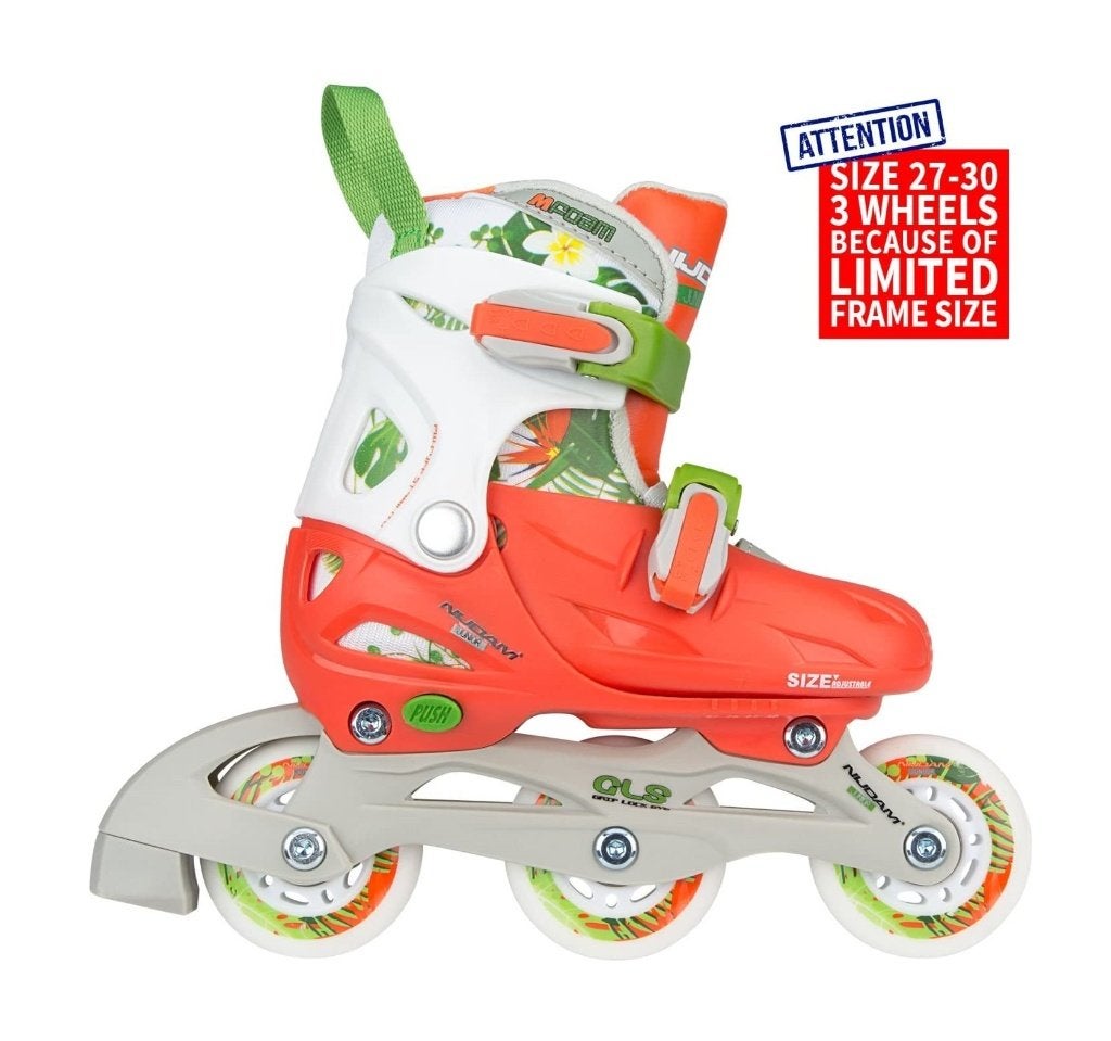NIJDAM Jungle Verstelbare Inline Skates (27-30) KOOPJE!!!, Verstelbaar, Kinderen, Nieuw, Ophalen of Verzenden