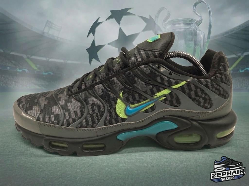 Nike Air Max Plus TN 'Champions League' EU45 2021, Colosseum 1, 1213 NL Hilversum, Nederland, Zwart, Nike, Ophalen of Verzenden