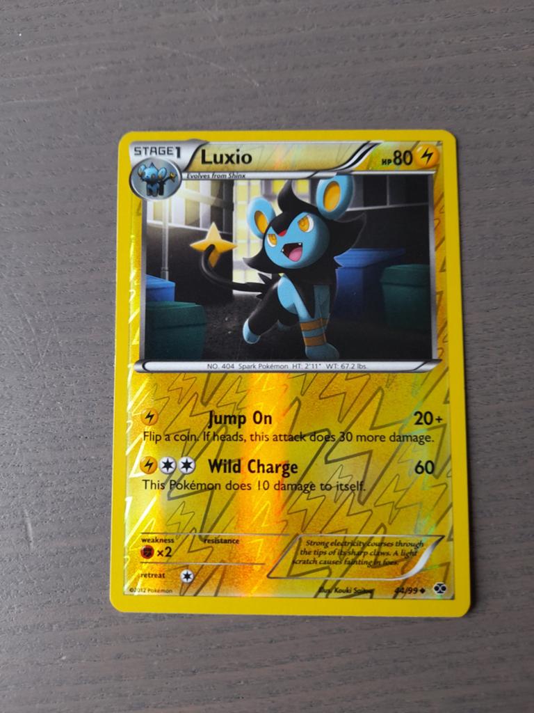Next destinies 44/99 luxio reverse, Ophalen of Verzenden, Gebruikt, Losse kaart, Foil
