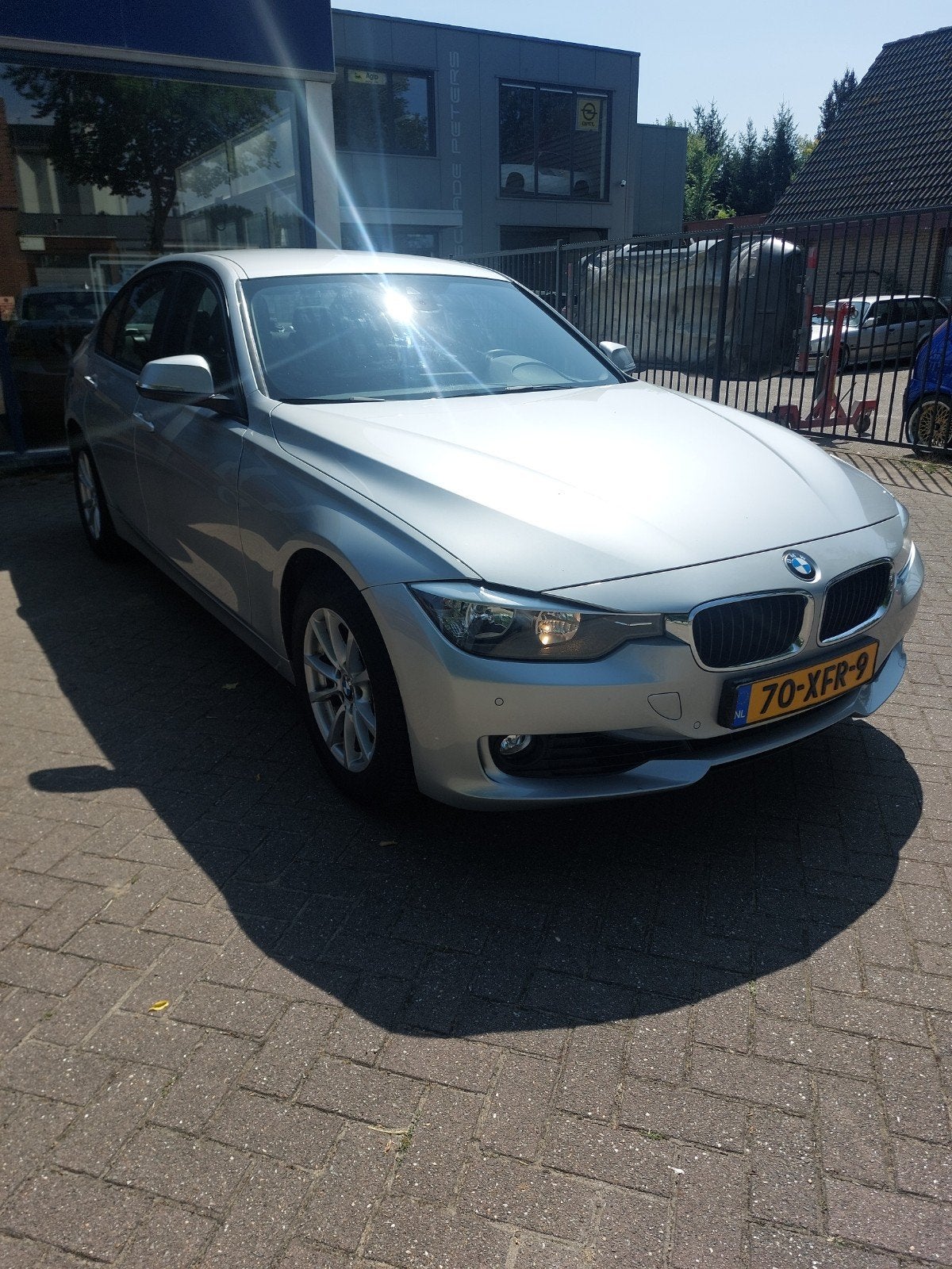 BMW 3-Serie 2.0IX 4x4 135KW Aut8 (f30) 2012 Grijs, Auto's, Euro 5, Zwart, 4 cilinders, Electronic Stability Program (ESP)
