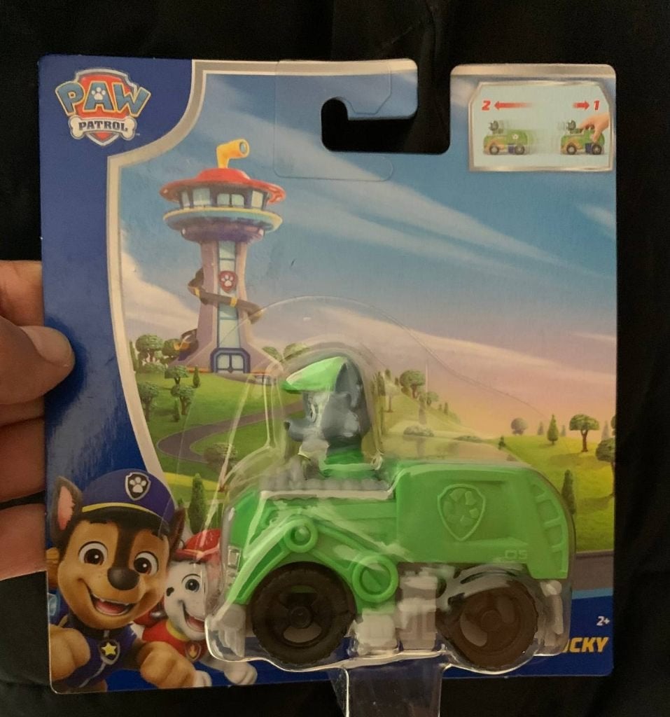 Paw Patrol Voertuig - Rocky vuilniswagen - Nieuw, Ophalen of Verzenden, Nieuw