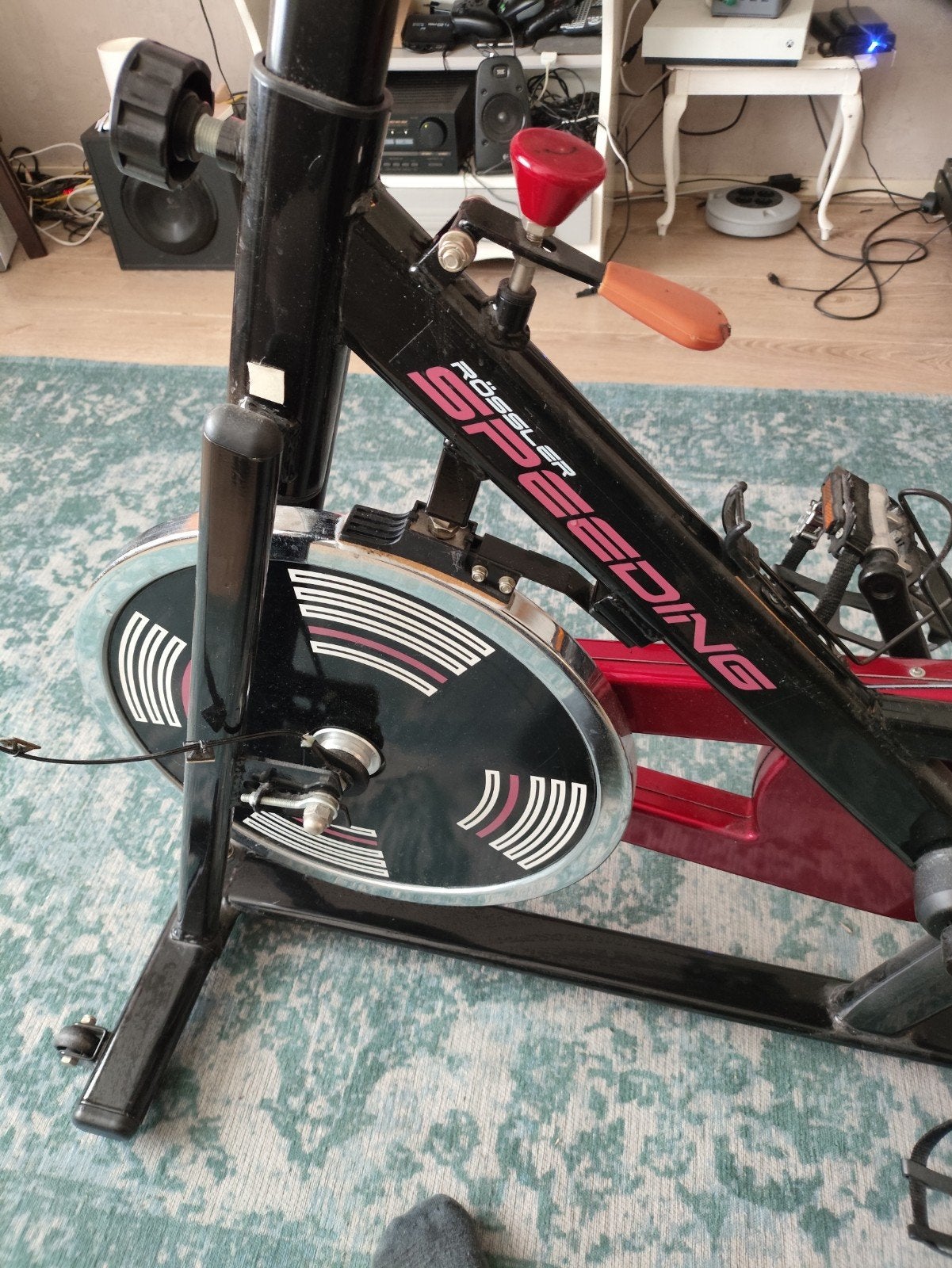 Rossler Speeding Spinningfiets - Thuis trainen, Ophalen, Gebruikt, Spinningfiets, Metaal