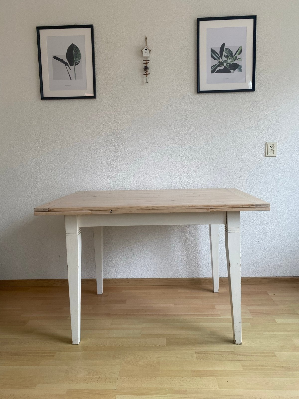 Uitschuifbare eettafel van 120cm (uitgeschoven 180cm), Ophalen, Gebruikt, 50 tot 100 cm, 150 tot 200 cm