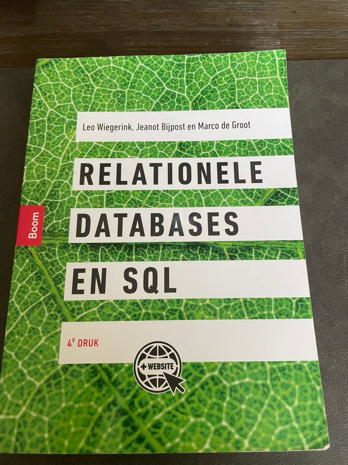 Relationele databases en SQL - 9789024429936, Ophalen of Verzenden, Gelezen, Leo Wiegerink, Jeanot Bijpost en Marco de Groot