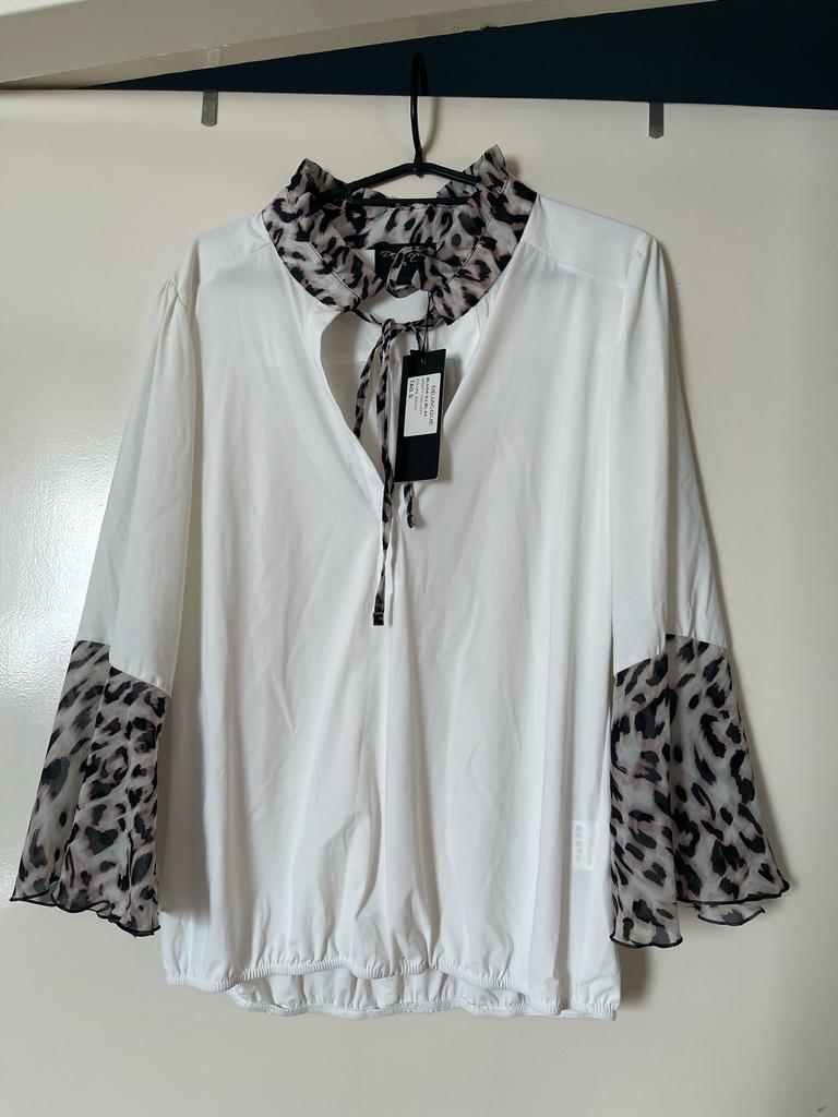 DeJacque Blouse nieuw met kaartje!  Maat S, Verzenden, Nieuw, Maat 36 (S), Wit