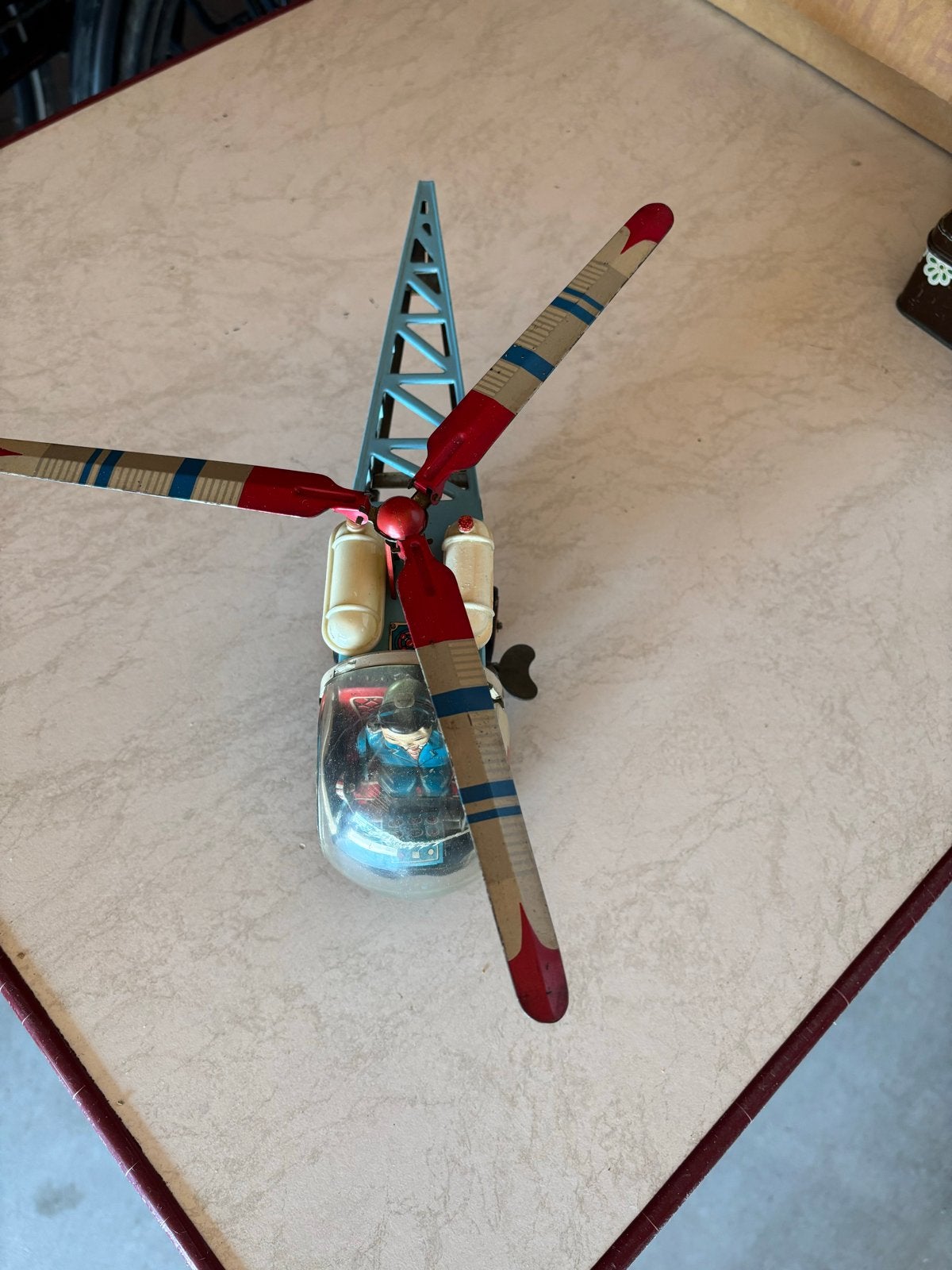 Vintage blikken speelgoed helikopter - Jaren '50/'60, Ophalen of Verzenden