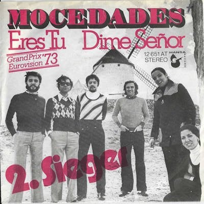MOCÉDADES  1973  SONGFESTIVAL KNALLER !!  M1778, Ophalen of Verzenden, 7 inch, Pop