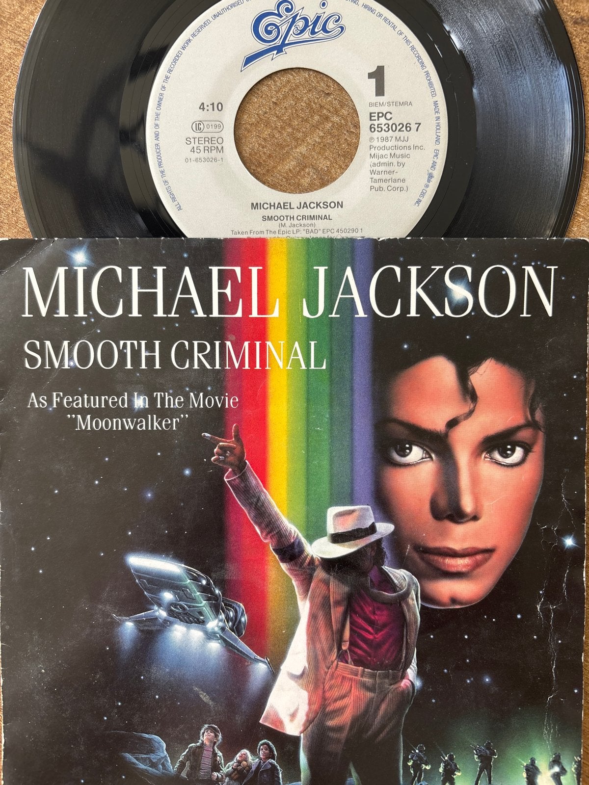 Michael Jackson - Smooth Criminal (Single), Cd's en Dvd's, Ophalen of Verzenden, Gebruikt