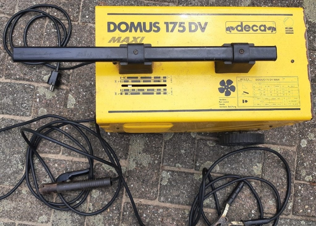 Electrisch lasapparaat DOMUS 175 DV, Ophalen, Gebruikt, 150 tot 250 ampère, Elektroden