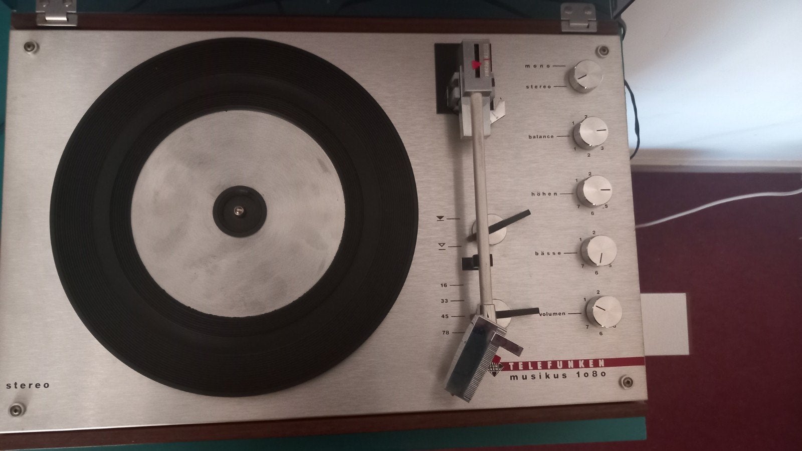 Platenspeler Telefunken Musikus 1080, Ophalen, Gebruikt, Platenspeler, Overige merken