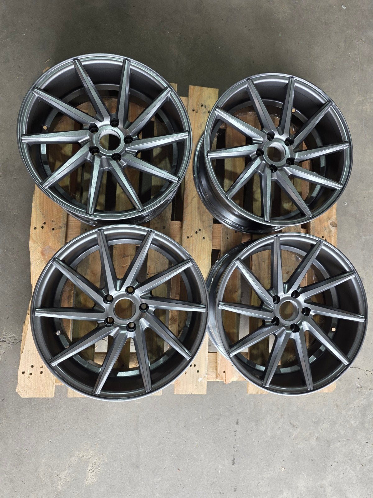 18" 5x112 Vossen Replica gun metal - Schadevrij!, Auto-onderdelen, Banden en Velgen, Ophalen, 18 inch, Velg(en), Nieuw
