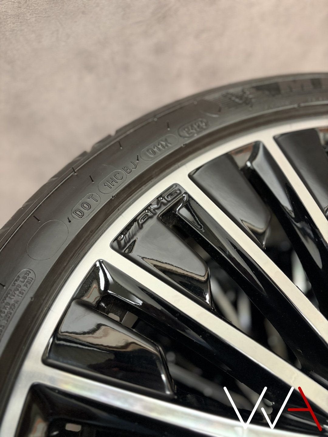 20'' Mercedes-Benz E-Klasse AMG velgen W214 S214 Michelin, Gebruikt, -, -, Banden en Velgen