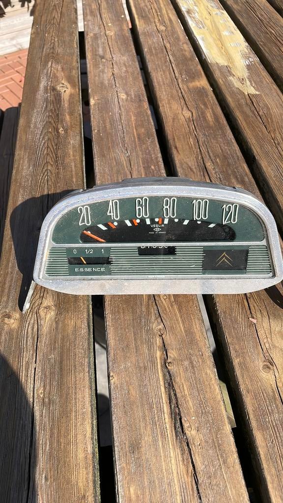 2cv snelheidsmeter/ tellerunit veglia, Auto-onderdelen, Ophalen of Verzenden