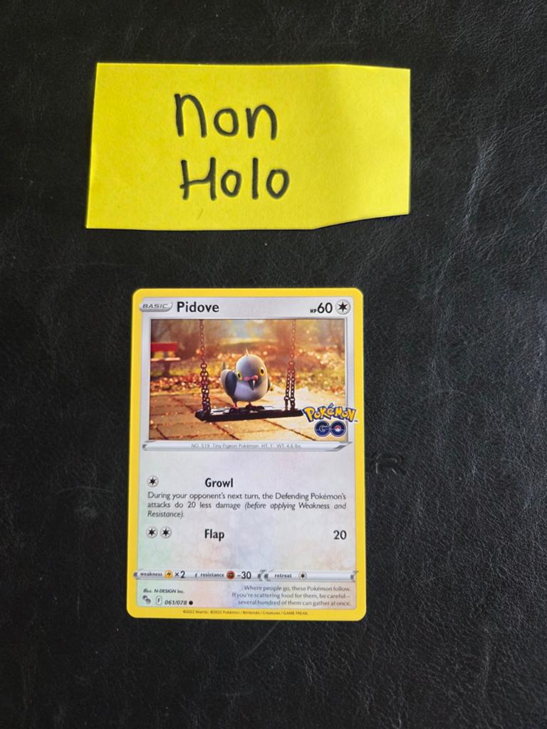 Pidove 061/078 pokemon go, Ophalen of Verzenden, Zo goed als nieuw