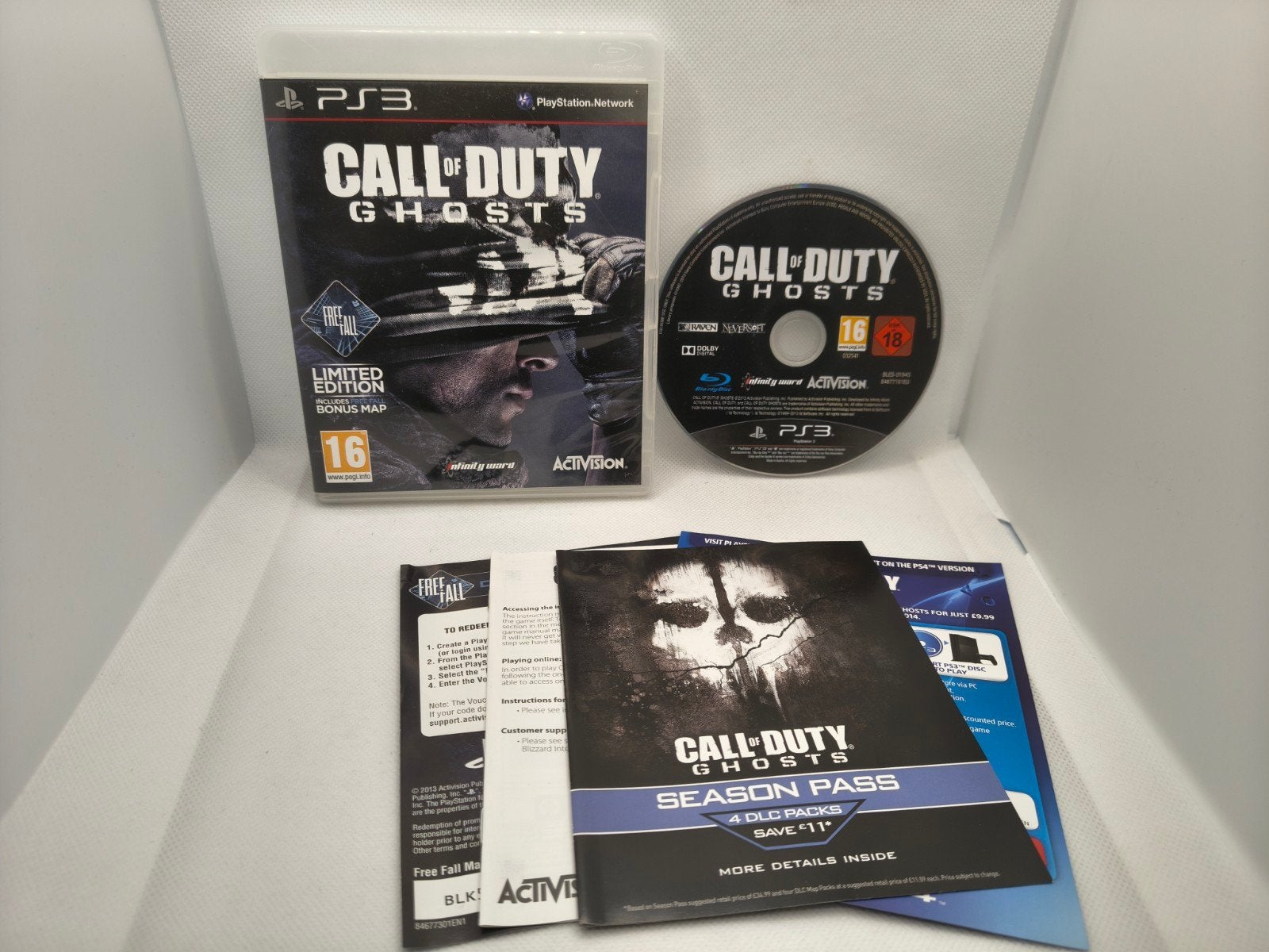 Call of Duty Ghosts limited edition Playstation 3 game, Shooter, 1 speler, Ophalen of Verzenden, Zo goed als nieuw