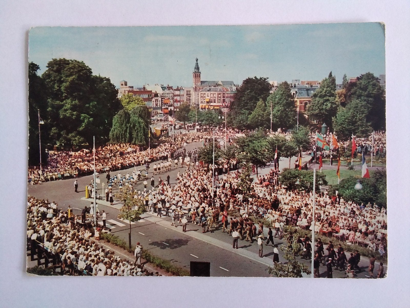 Ansichtkaart Nijmegen Vierdaagse 1961, Verzamelen, Verzenden, 1960 tot 1980, Gelderland