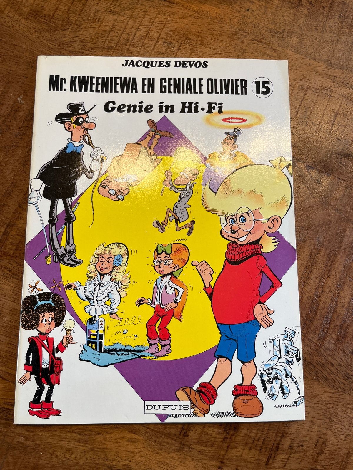 Mr. Kweeniewa en Geniale Olivier 15 - Genie in Hi-Fi (Eerste, Boeken, Eén stripboek, Ophalen of Verzenden, Gelezen