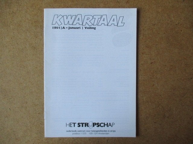 adv7768 kwartaal 1991-A, Boeken, Stripboeken, Eén stripboek, Ophalen, Gelezen