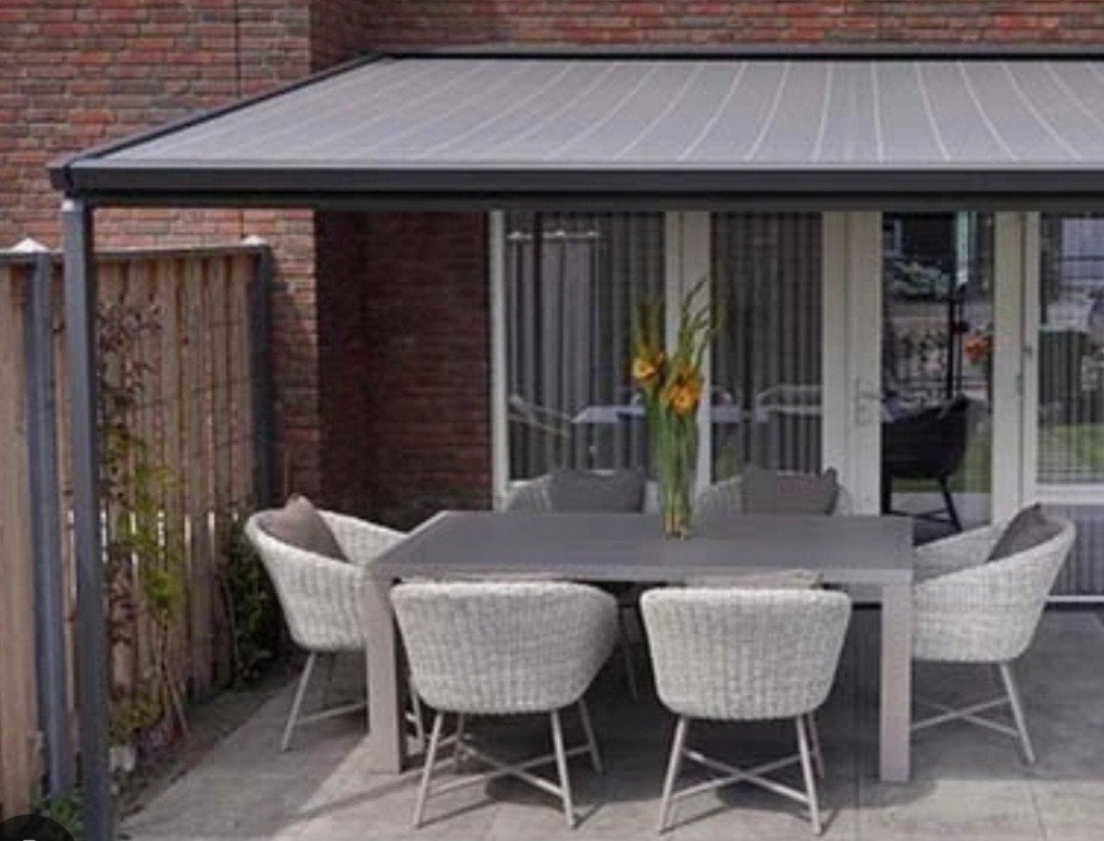 zonwering SunCircle Nieuw in verpakking kleur Creme, Ophalen, 450 cm of meer, 150 tot 300 cm, Uitvalscherm