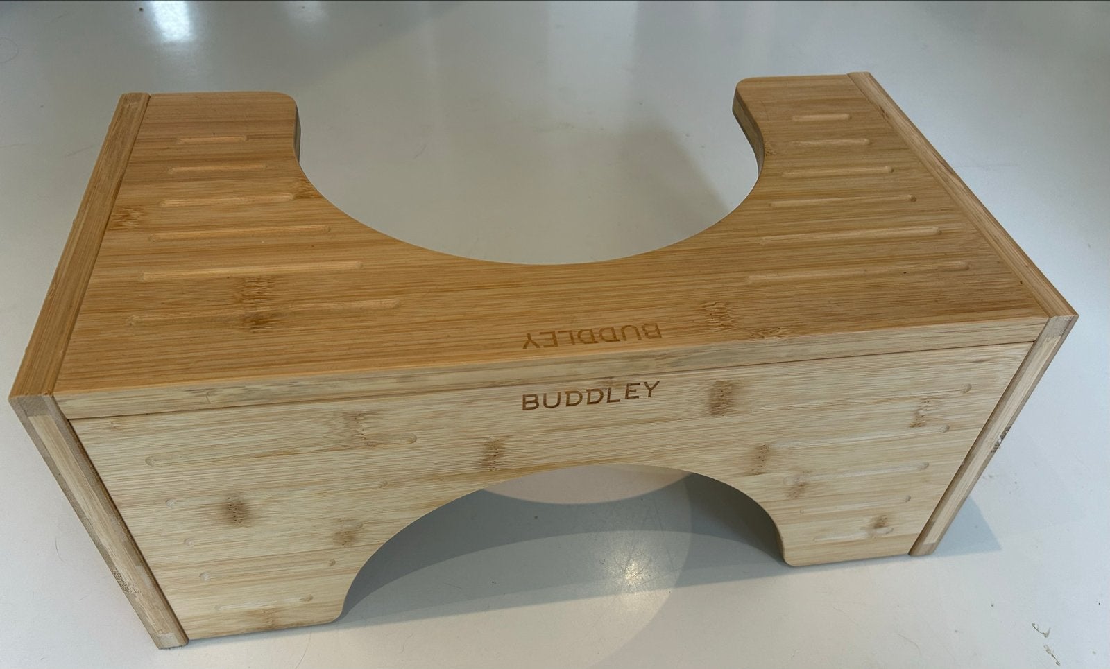 Bamboe toiletkrukje - Buddley, Ophalen, Minder dan 50 cm, Overige typen, Zo goed als nieuw