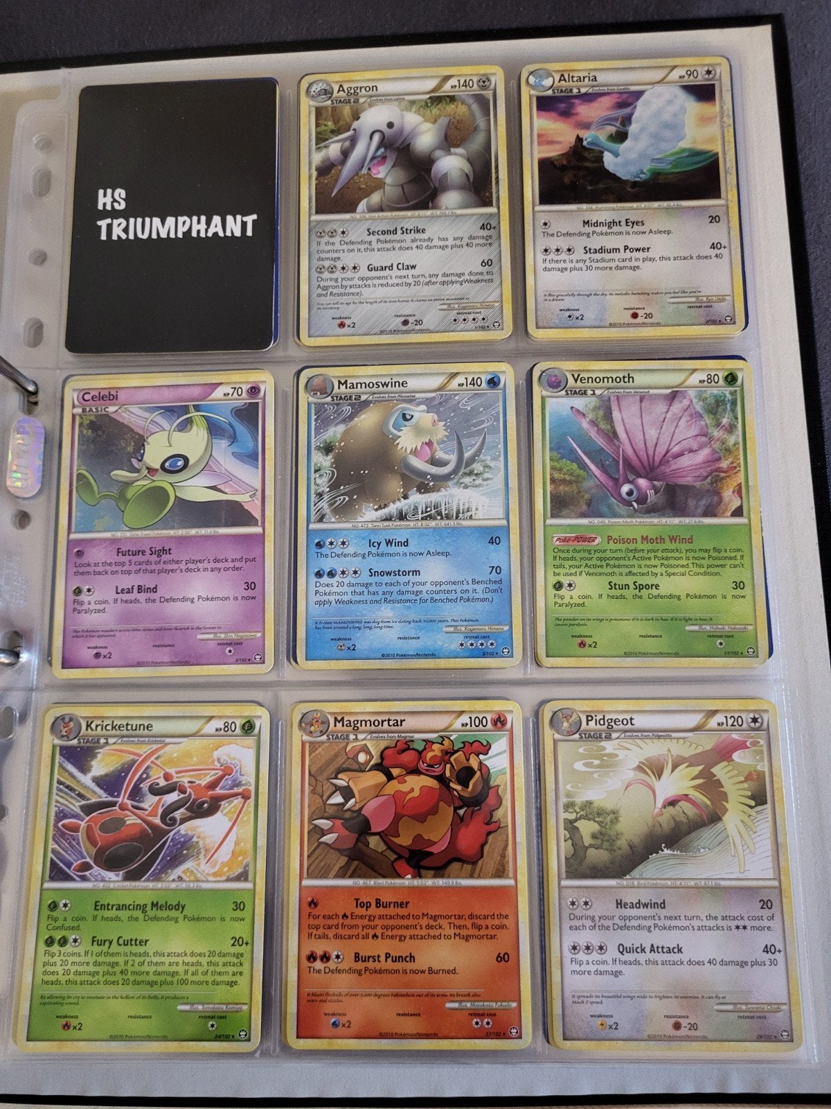 60x HS Triumphant Pokemon Kaarten, Ophalen of Verzenden, Zo goed als nieuw, Meerdere kaarten