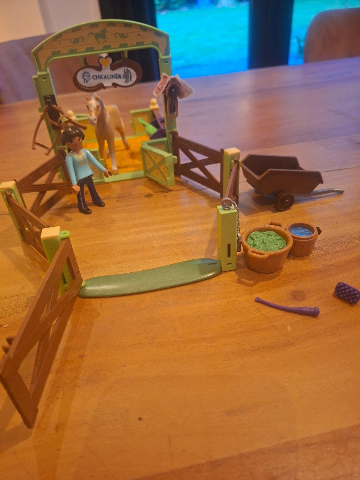 Playmobil Spirit Pru & Chica Linda paardenset 9479, Complete set, Ophalen of Verzenden, Zo goed als nieuw, Figuren