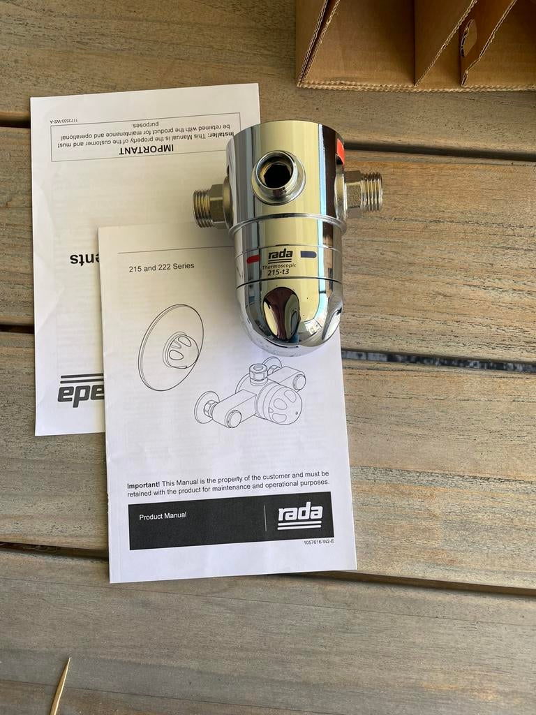 Rada Thermostaat 215 and 222 Serie, Ophalen of Verzenden, Nieuw, Douche