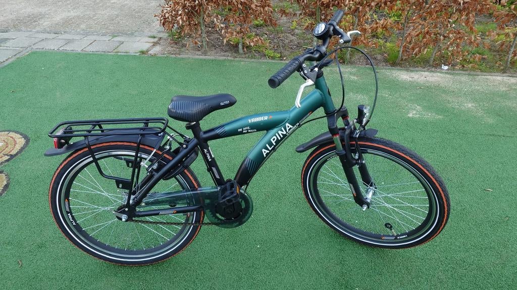 Alpina yabber 22" pine green matt jongensfiets te koop, Fietsen en Brommers, Fietsen | Jongens, Ophalen, 22 inch, Alpina  yabber