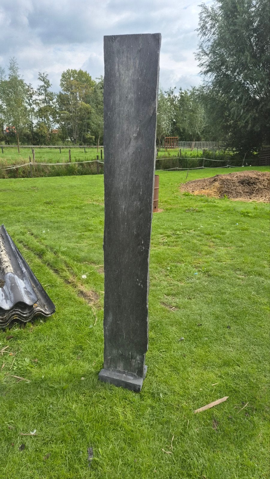 tuinelementen van leisteen - Deco, Tuin en Terras, Ophalen, Gebruikt