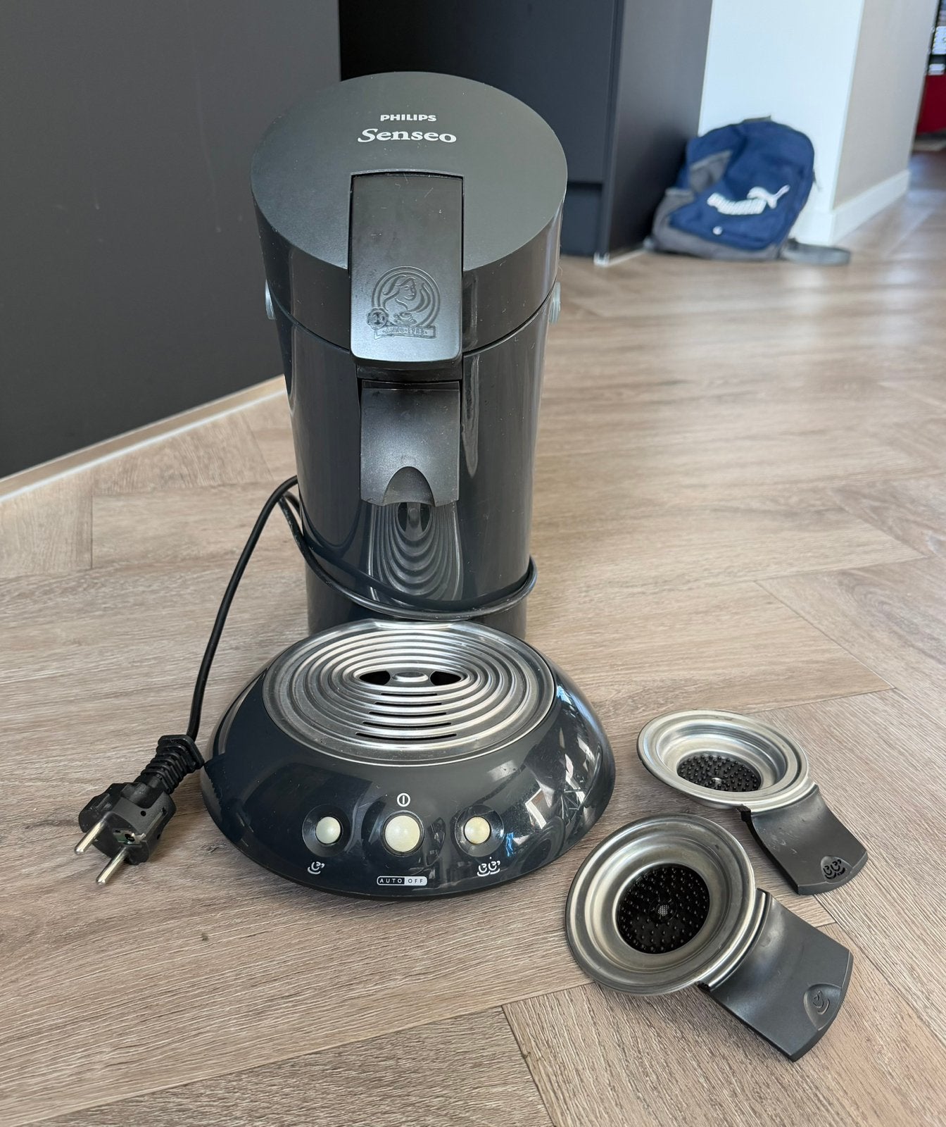 Grijs / antraciet Philips Senseo koffiezetapparaat, Ophalen, Koffiemachine, Zo goed als nieuw, 1 kopje