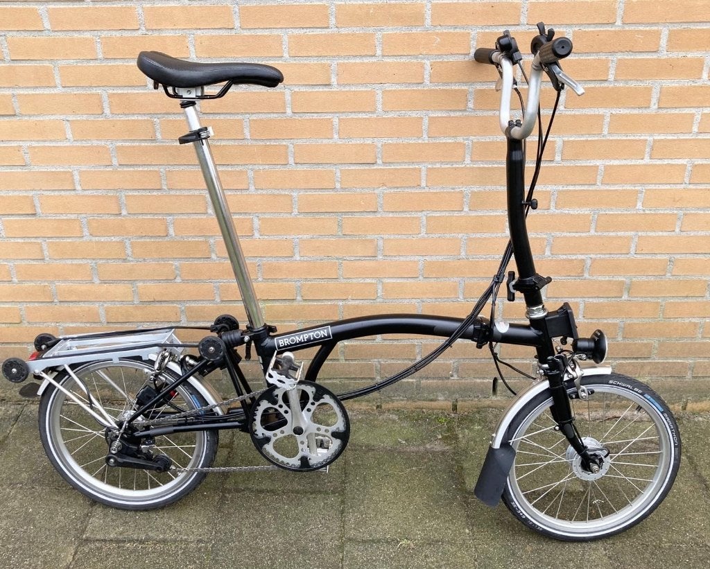 Zgan! Hoog model BROMPTON Explore H6R-N (6v, naafdynamo), Ophalen, Brompton, 16 tot 18 inch, Versnellingen