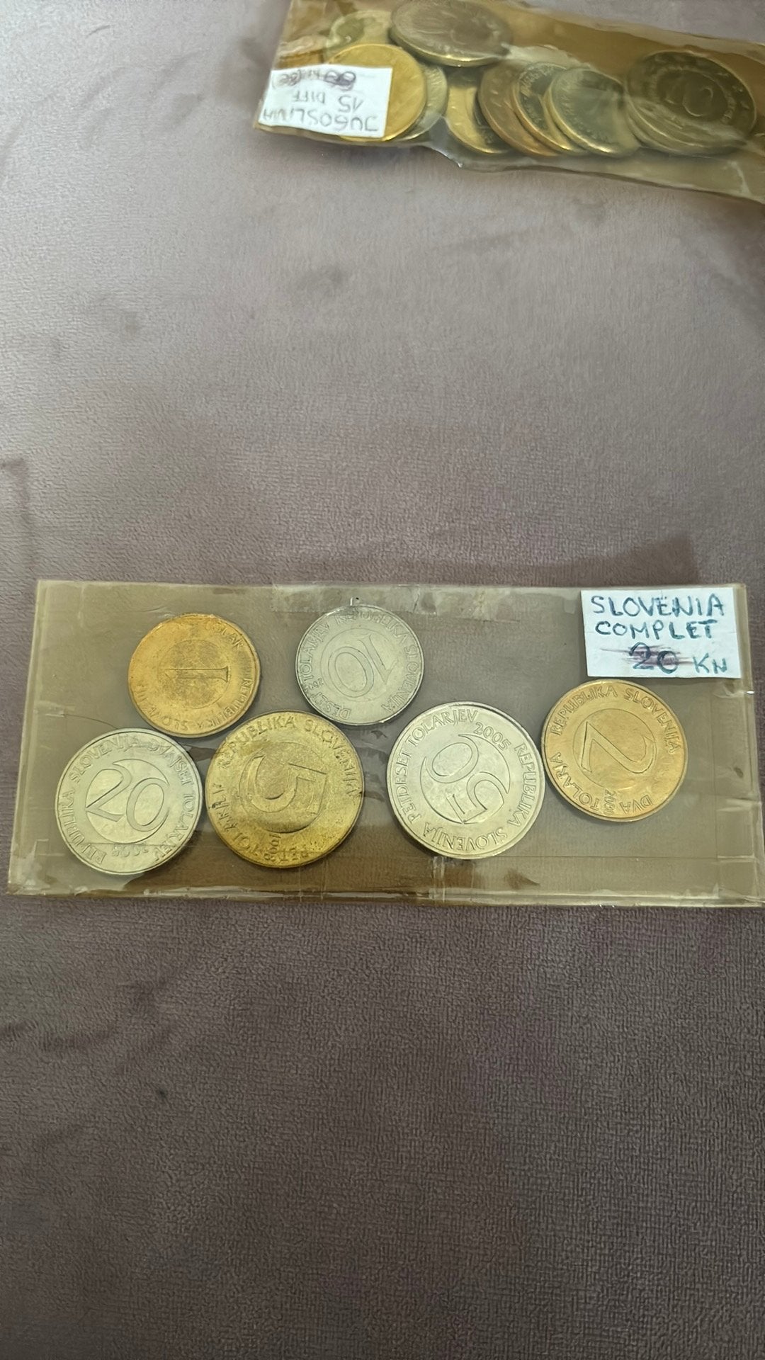 Setje slovenia munten, Postzegels en Munten, Ophalen of Verzenden, Slovenië, Setje