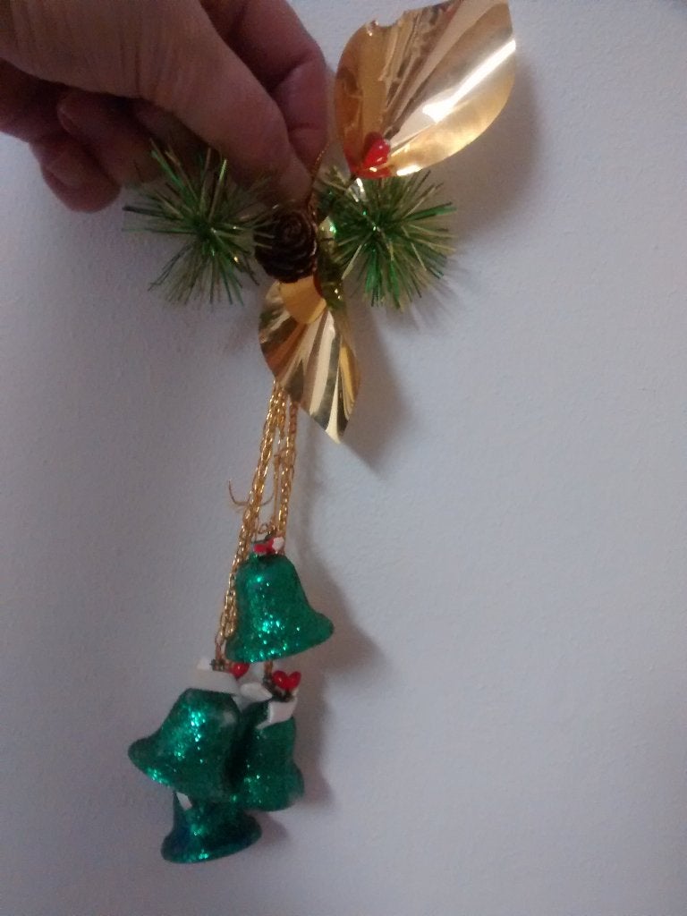 Vintage kerstversiering, Ophalen of Verzenden, Zo goed als nieuw