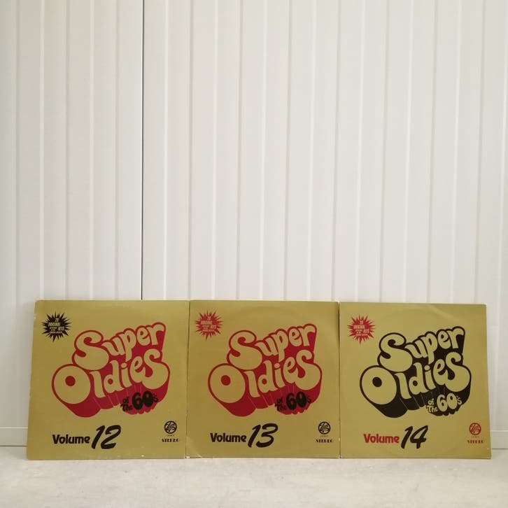 3x Super Oldies Of The 60's (Volume 12, 13 & 14) - Vinyl LP