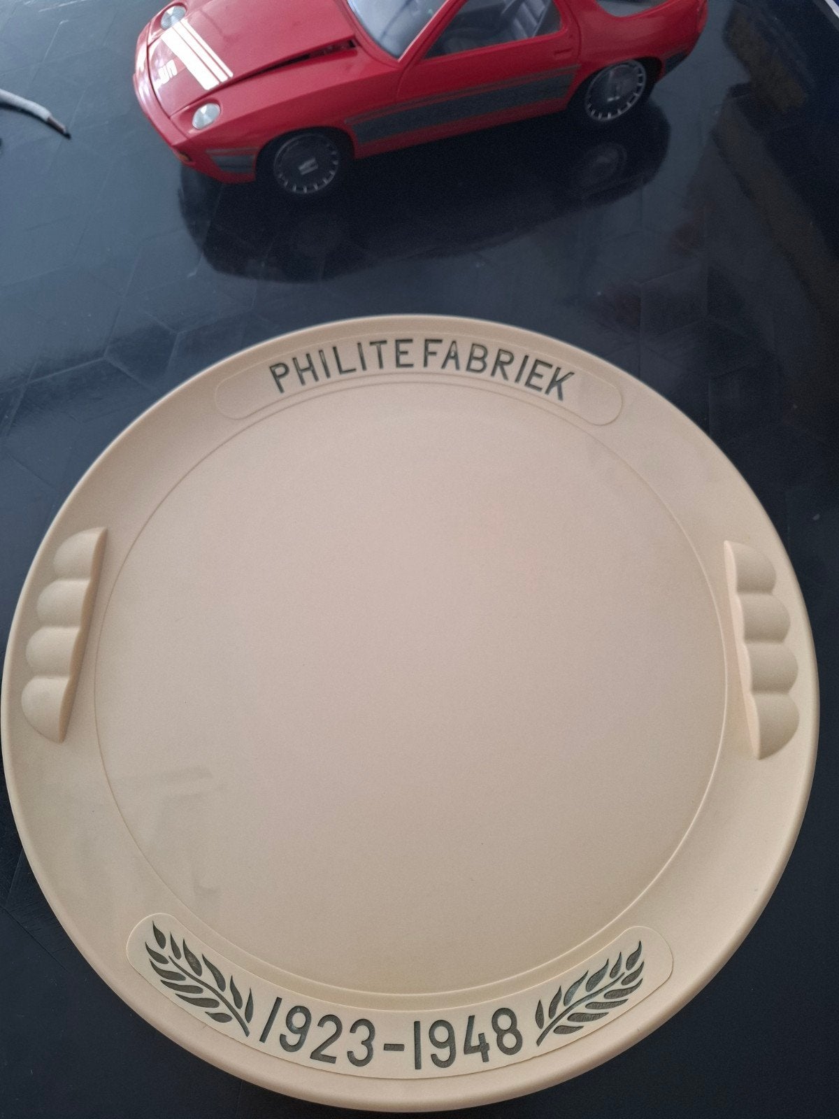 Vintage Philite Fabriek Schaal 1923-1948, Antiek en Kunst, Ophalen of Verzenden