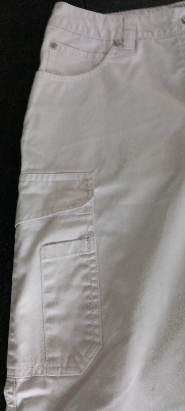 2 Z.G.A.N. witte, zorg uniform broeken met zakken maat 38/40, Ophalen of Verzenden, Zo goed als nieuw